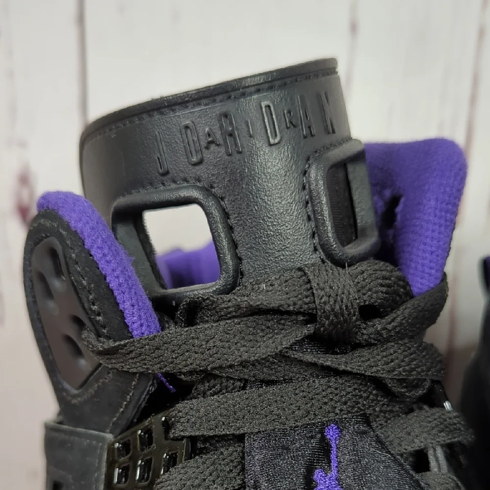 Jordan Spizike Black Court Purple Anthracite White‎ Men's Size 9 Like New Clean